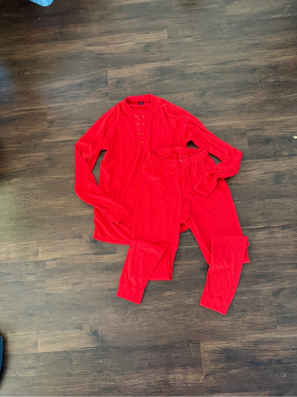 Patagonia Red Women's Henley Top and Jogger Lounge Set